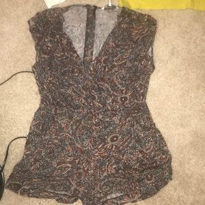 Paisley romper